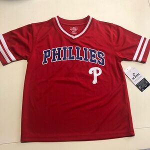 Genuine Merchandise Phillies Red Kids Jersey